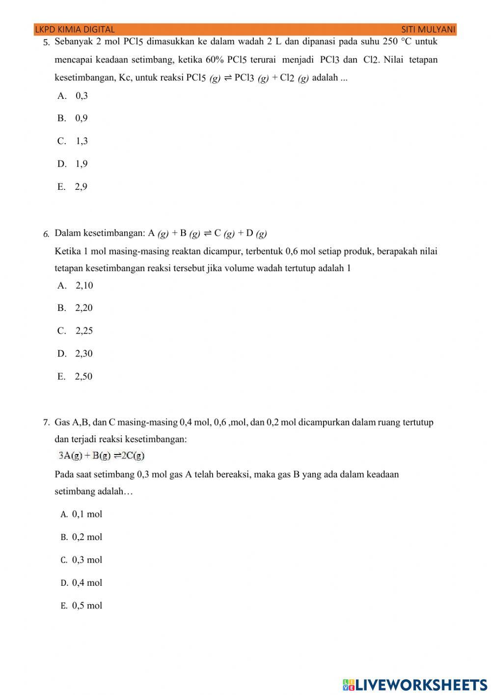 Lat soal KD 3.8 dan 3.9