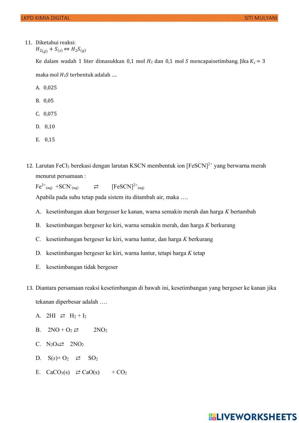 Lat soal KD 3.8 dan 3.9