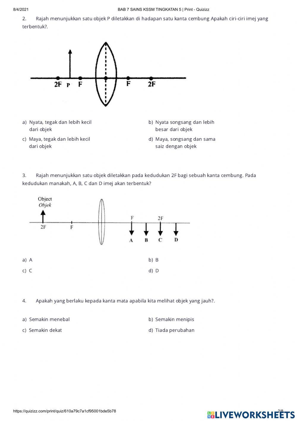 Latihan pbd sains bab 7.1 t5 kssm
