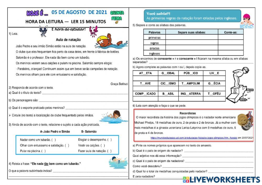 Olimpíadas natação
