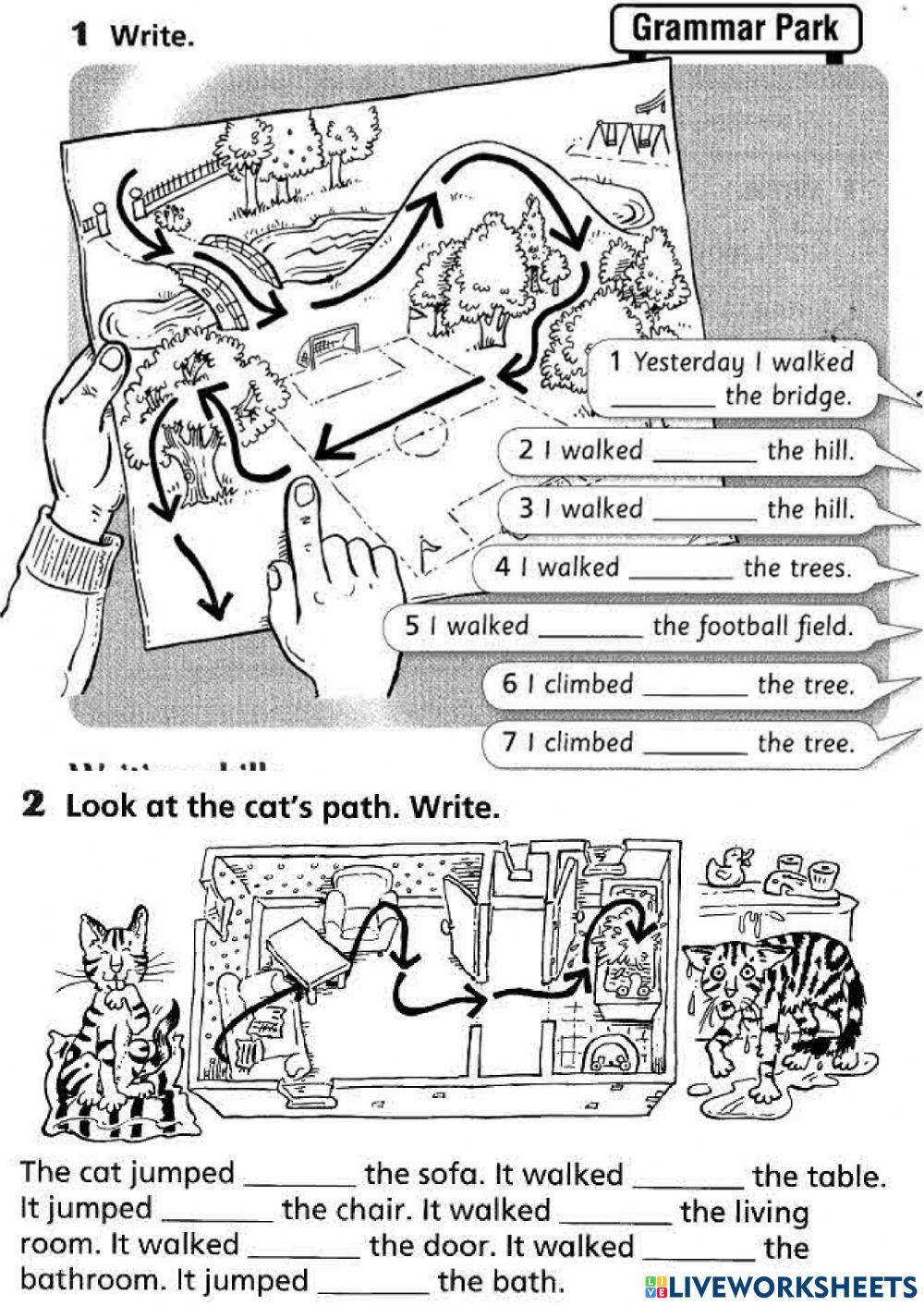 J2B Prepositions of movement