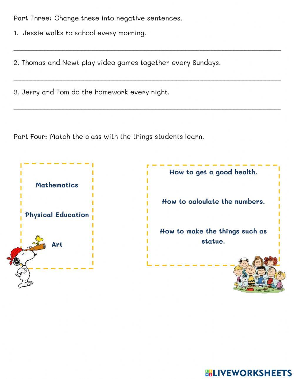 Mini Test for M.1 Special