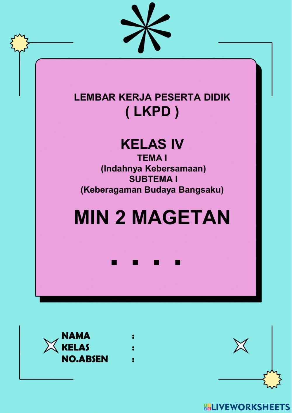 Tema 1 Indahnya Kebersamaan