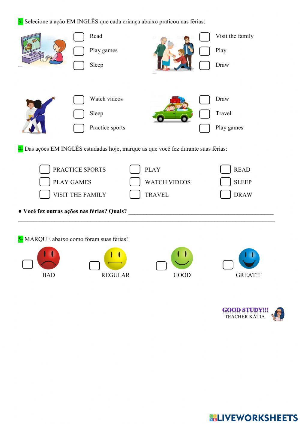 5° ano - INGLÊS - 04-08-21