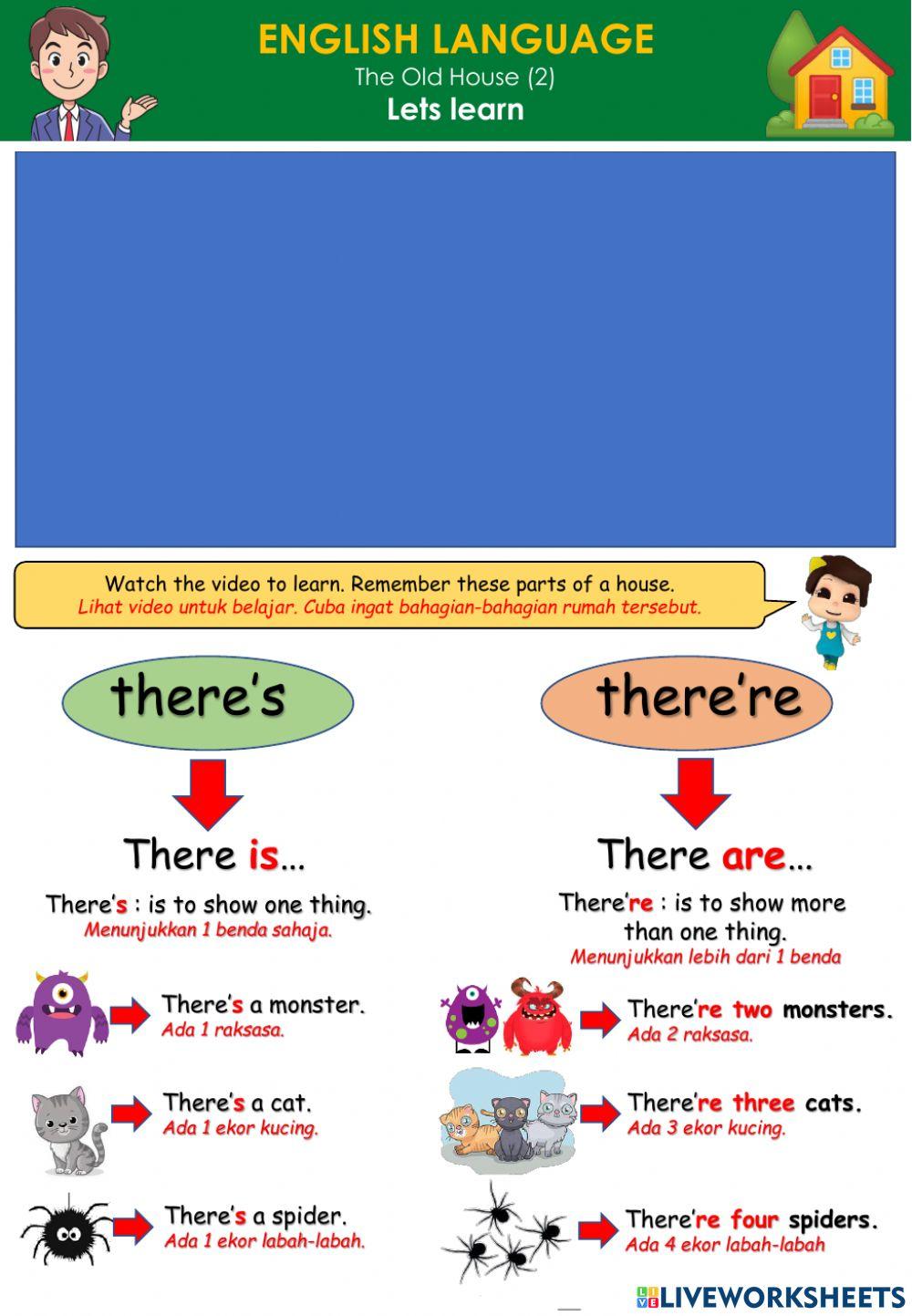 The old house (2) there's there're