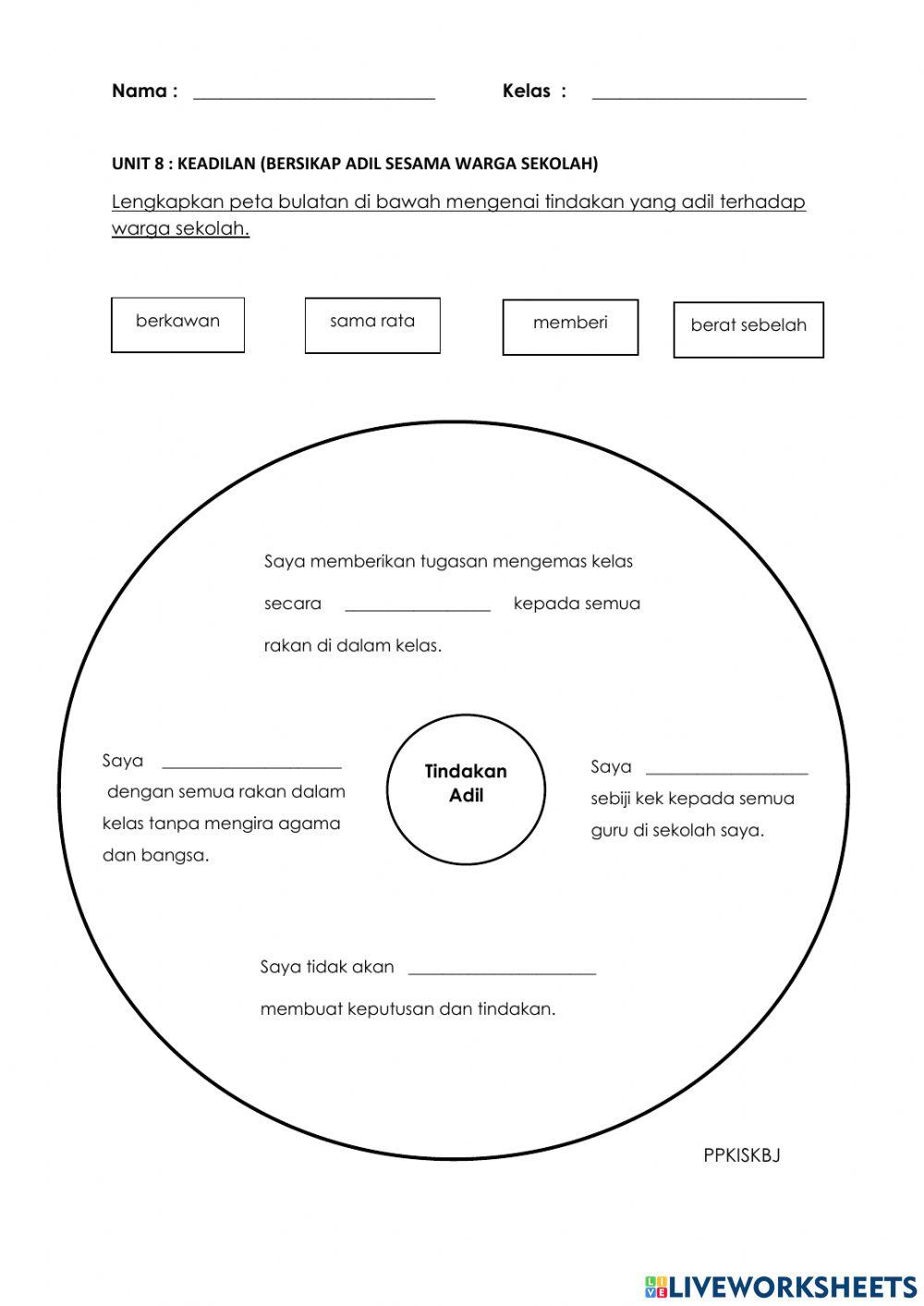 Keadilan kssrpk tahun 4 (Cikgu Lina)