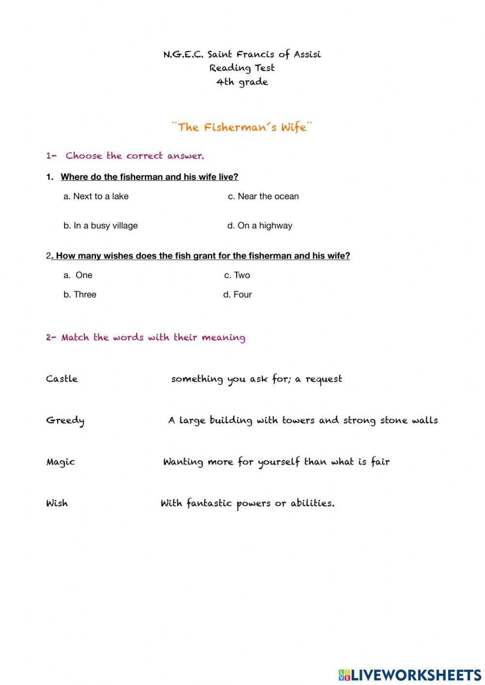 The fisherman-s wife