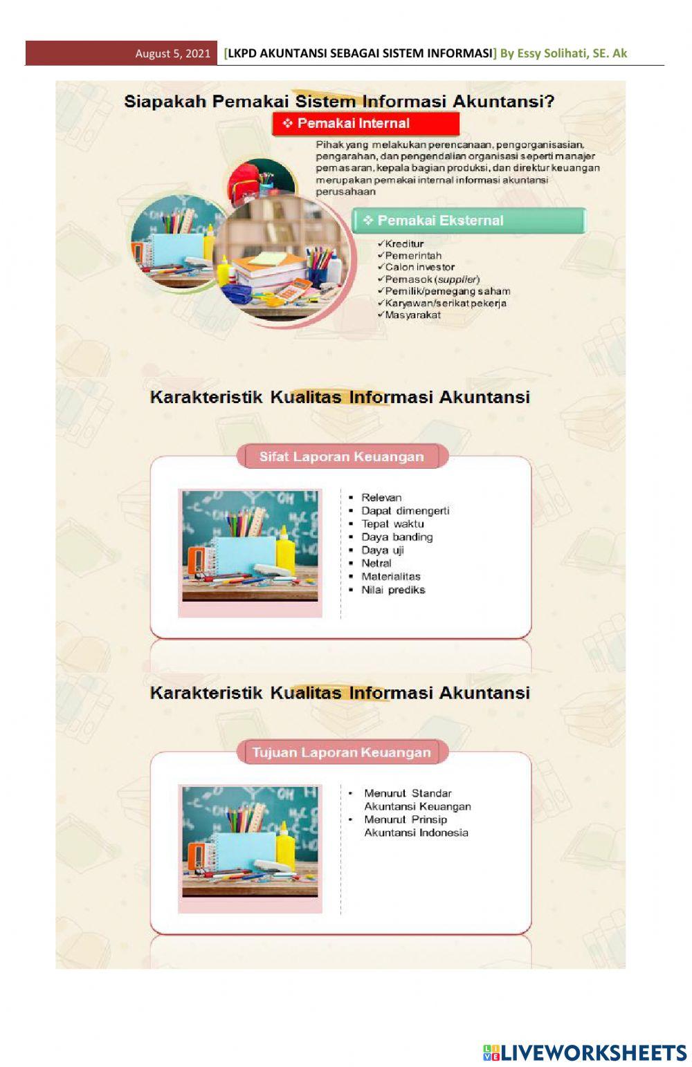 Lkpd akt sbg sistem informasi