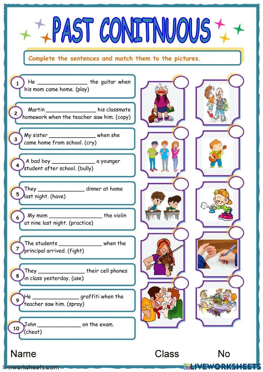 Past Continuous Tense