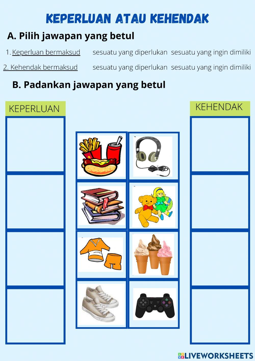 Keperluan dan Kehendak