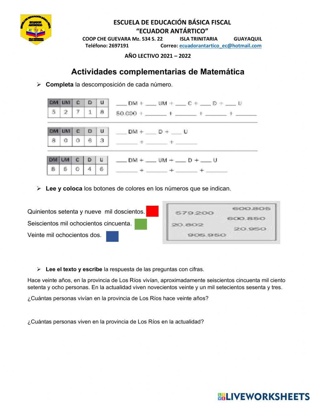Composición de cantidades