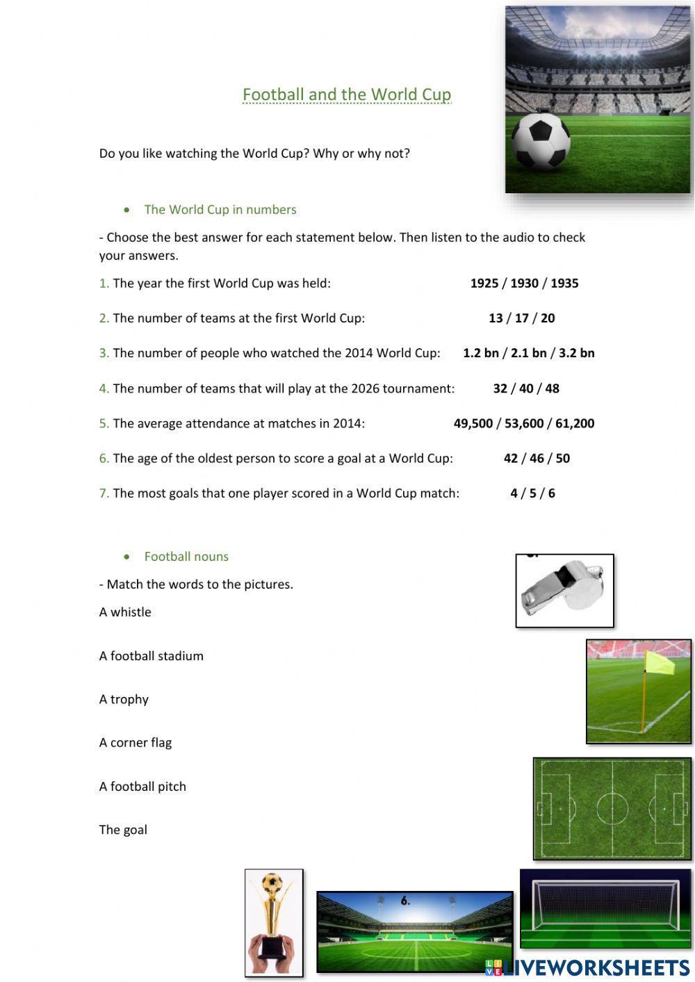 Football and the world cup