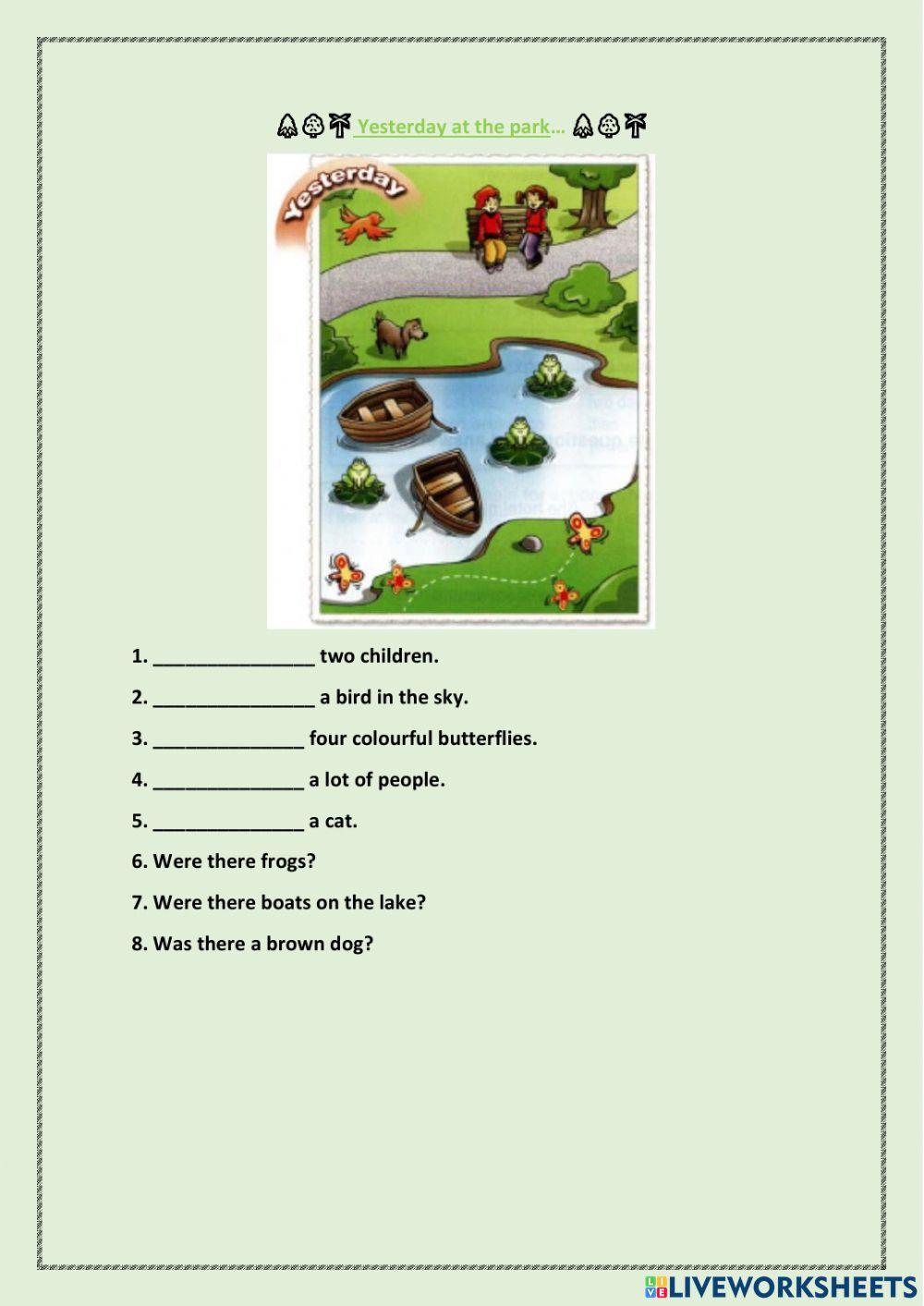 There was - There were