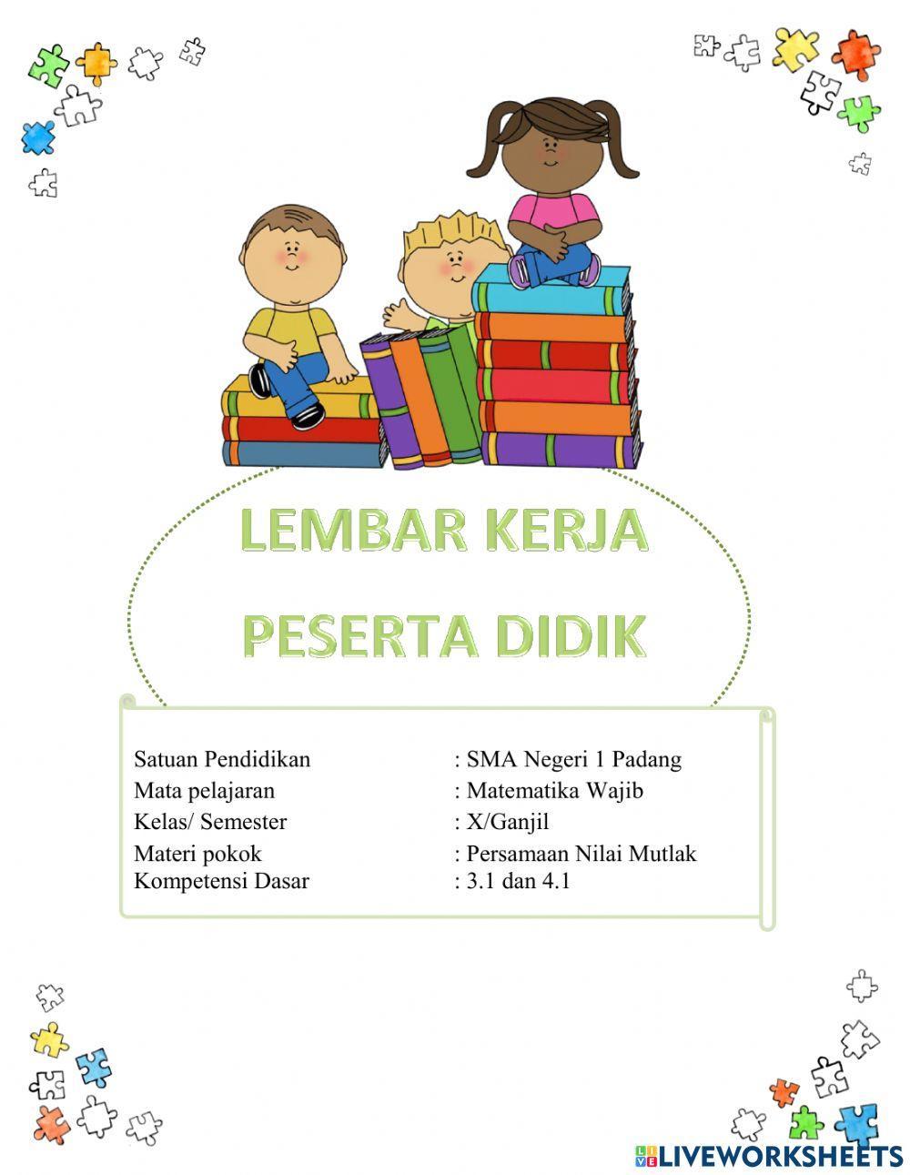 Persamaan Nilai Mutlak (2)