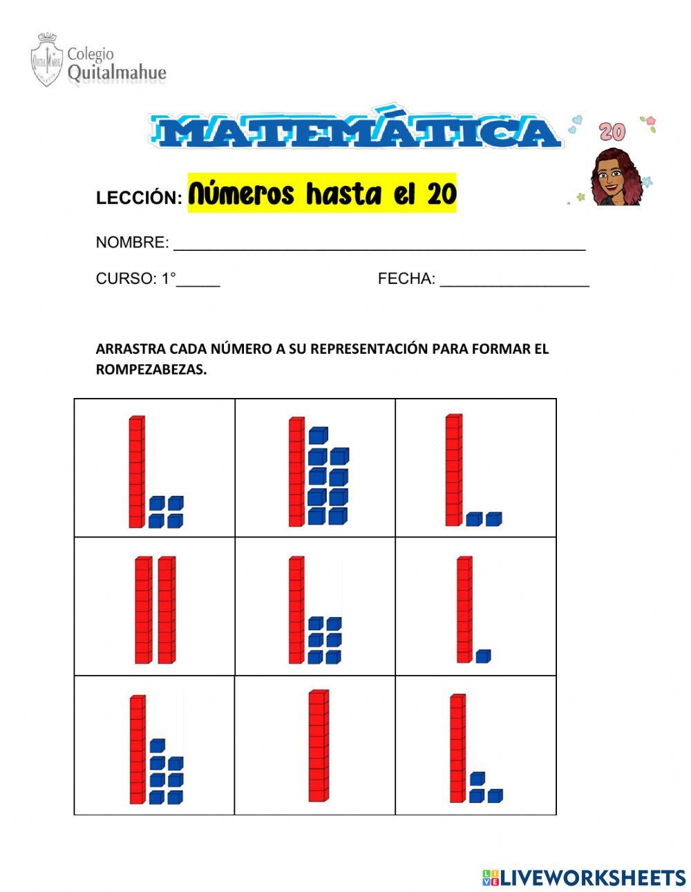 Rompecabezas Representación Numérica