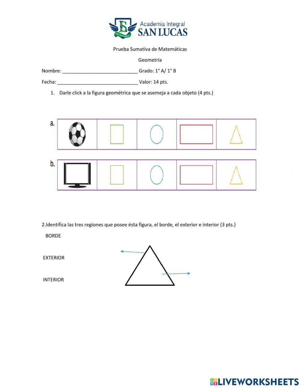 Líneas rectas y figuras geométricas