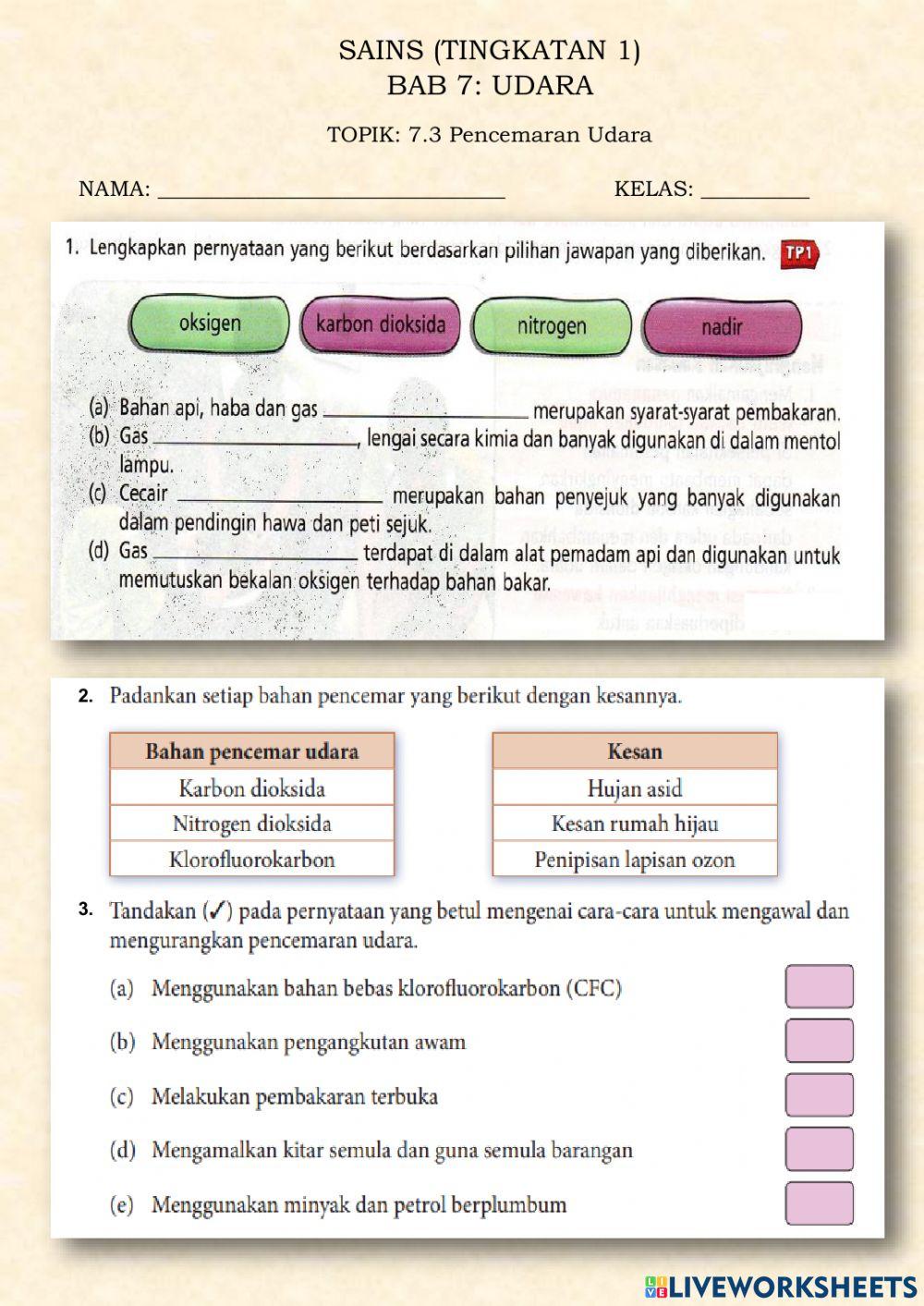 7.3 Pencemaran Udara