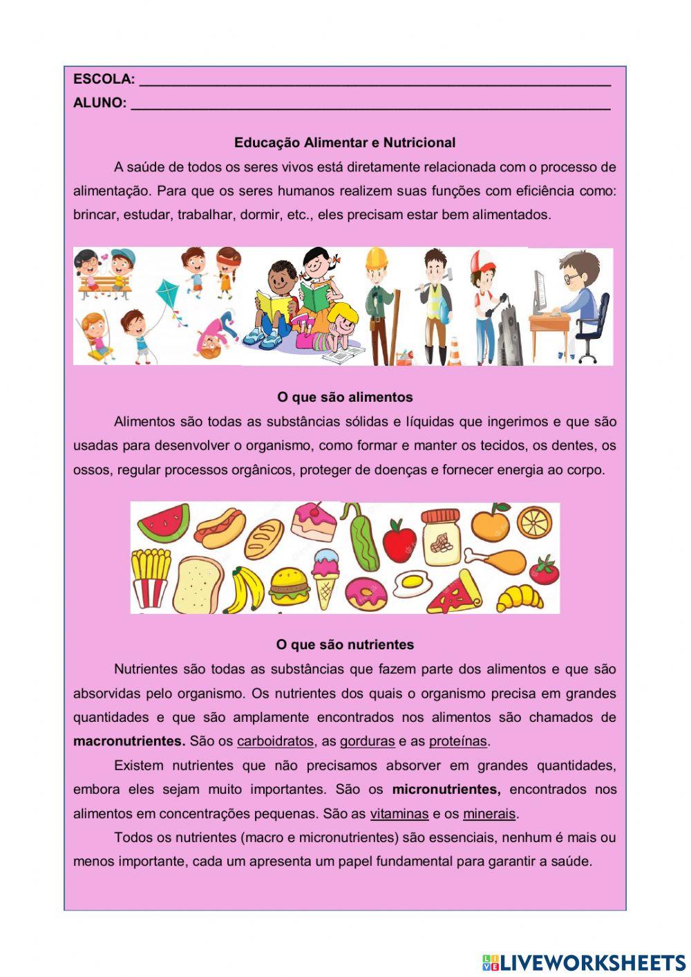 Educação Alimentar