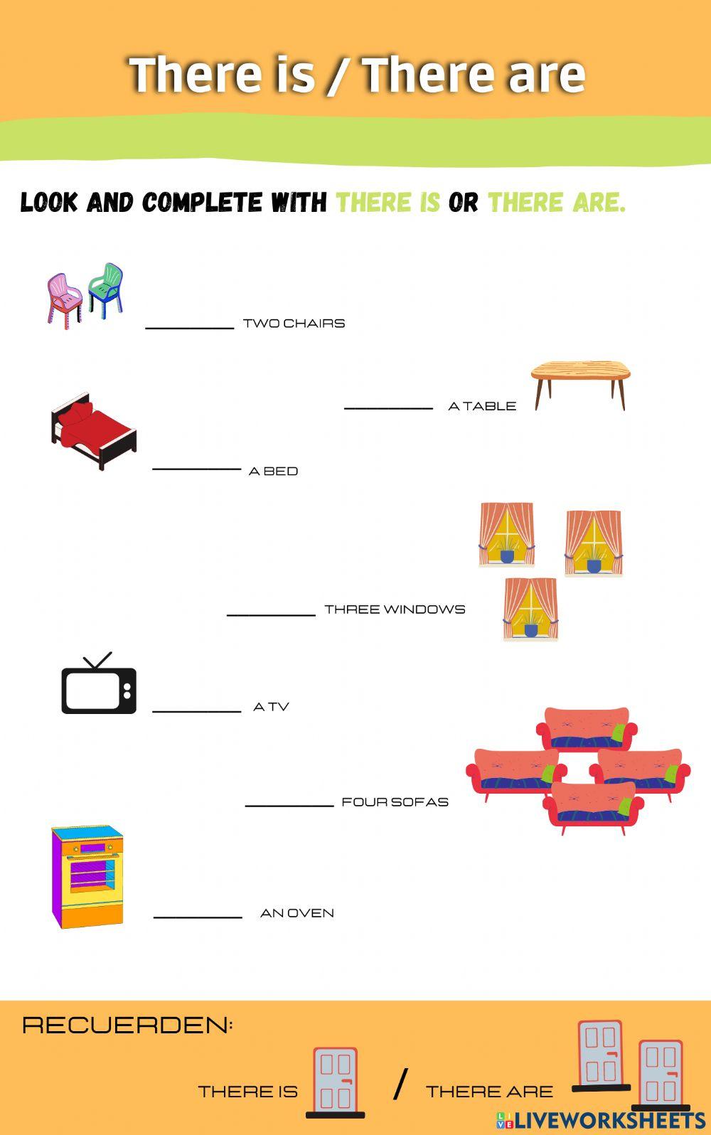 THERE IS - THERE ARE