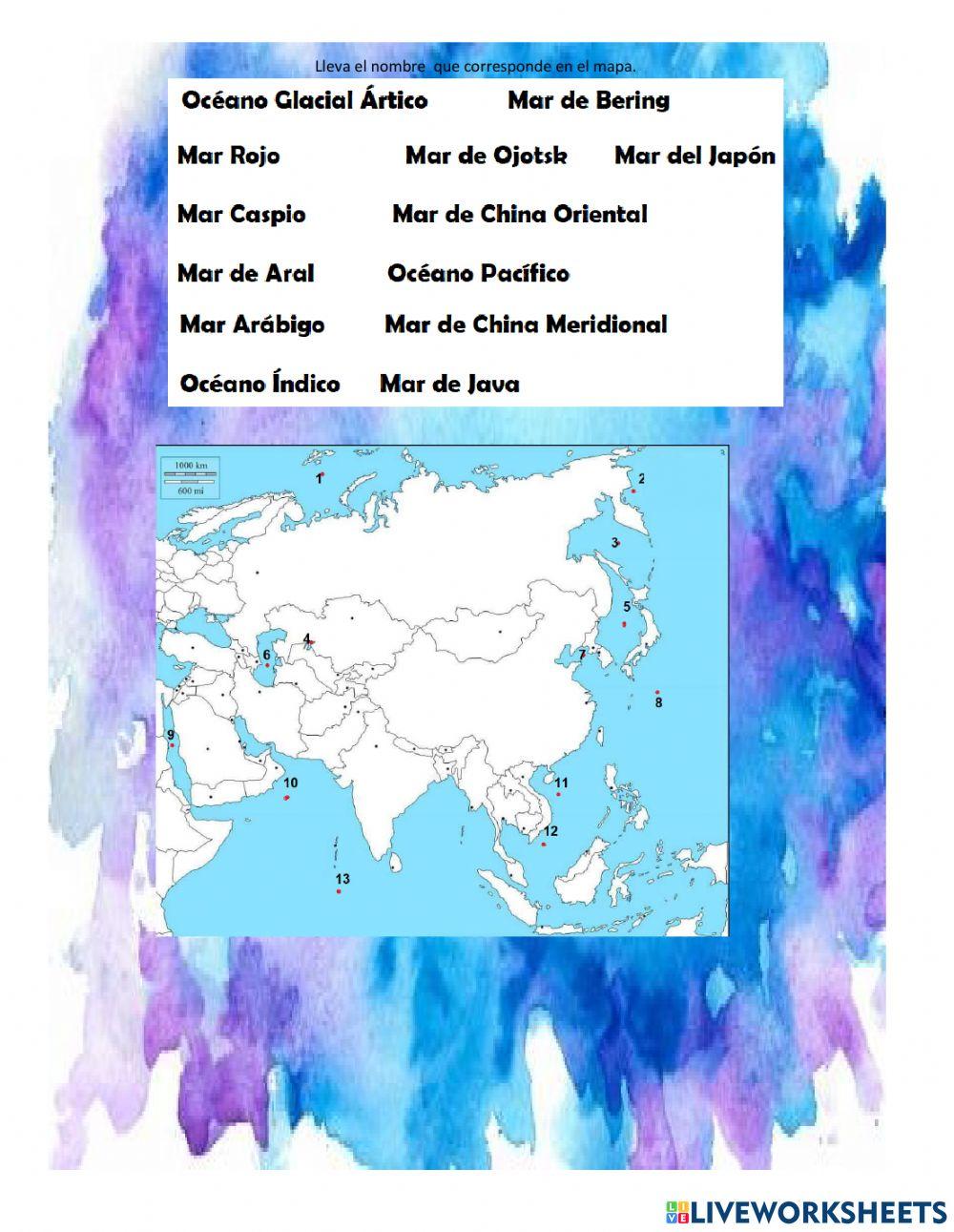 Mares y Océanos Asia