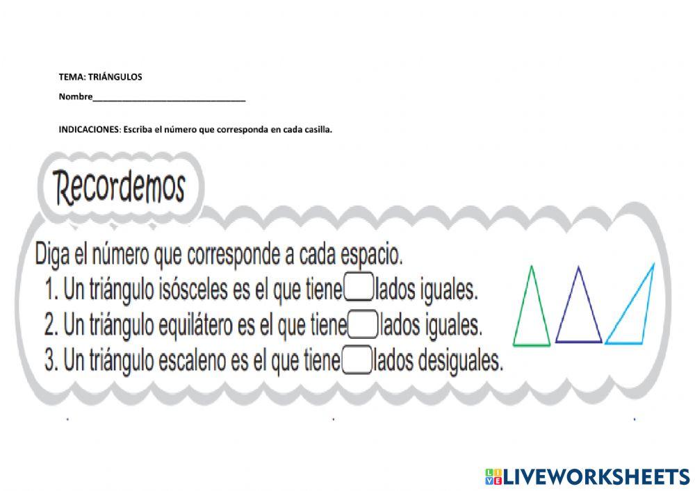 Triángulos Según sus lados