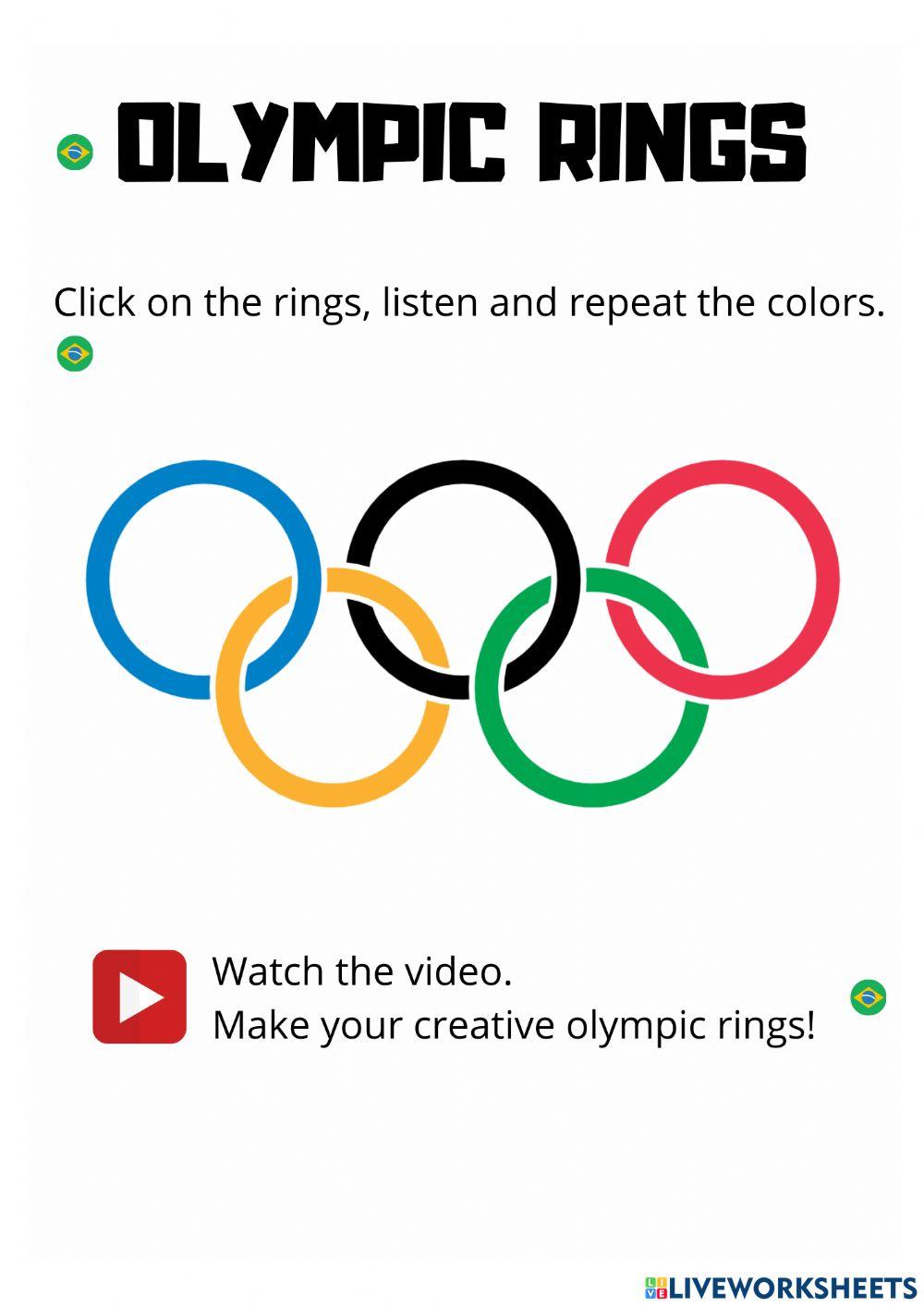 How to draw Olympic Games Rings (Tokyo 2020 / 2021) - YouTube