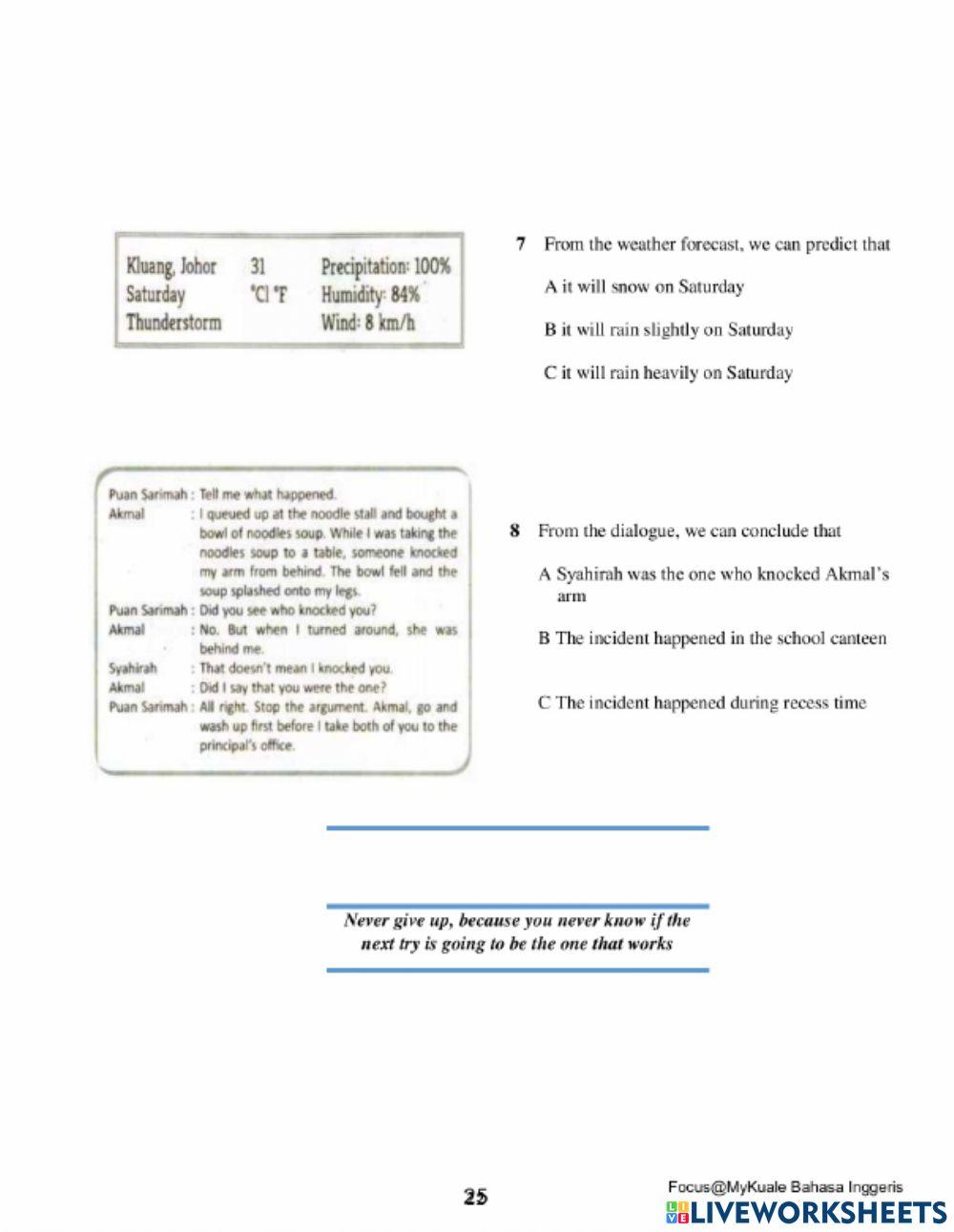 SPM Reading Set 2 Part 1