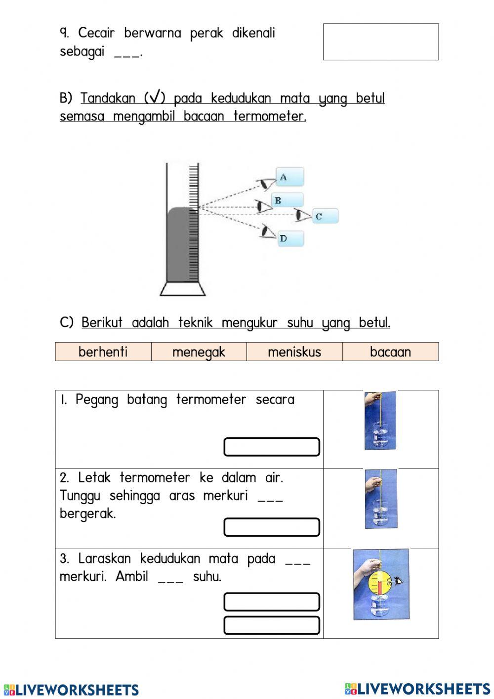 Sains tahun 5 : haba dan suhu