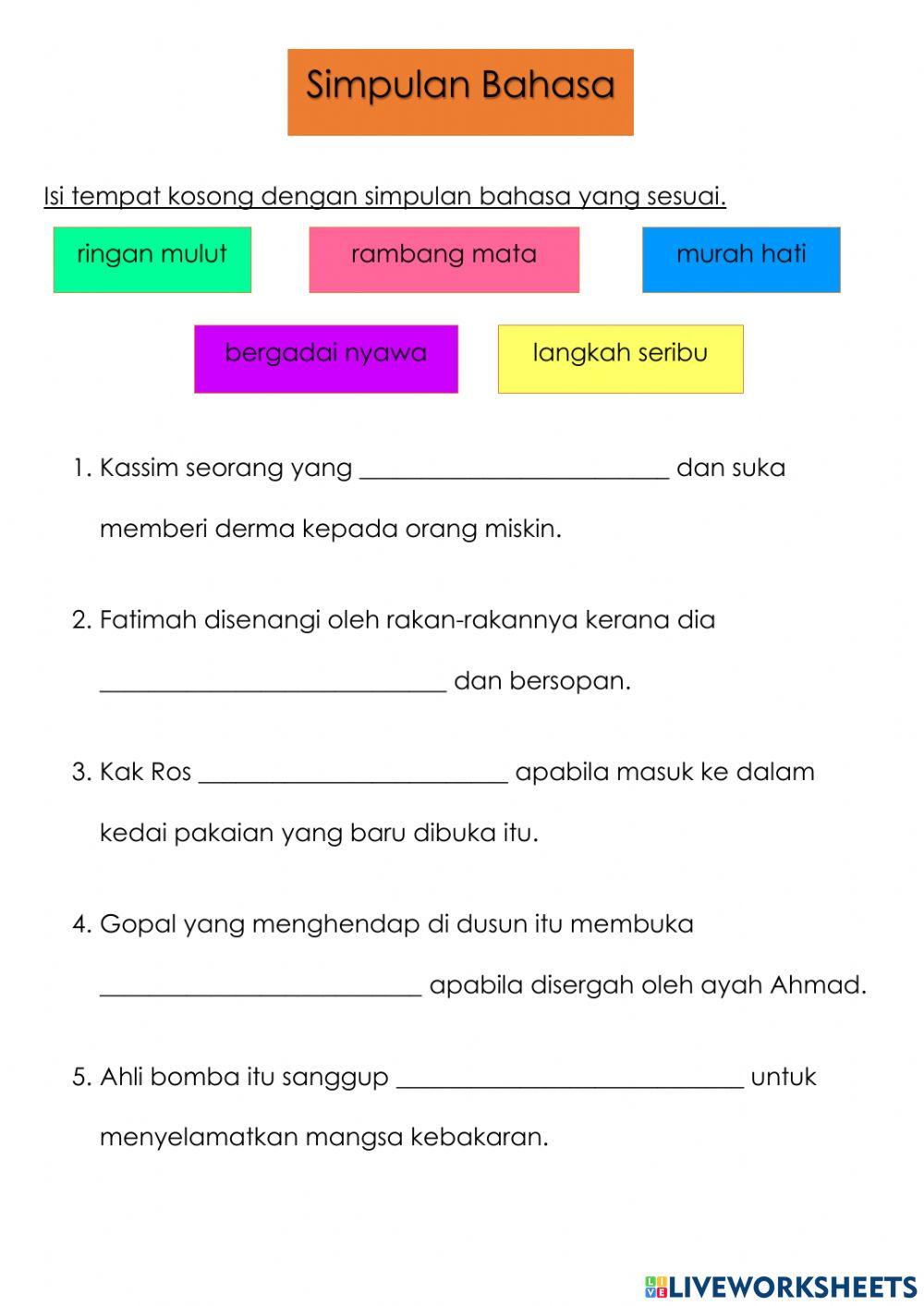 Simpulan bahasa