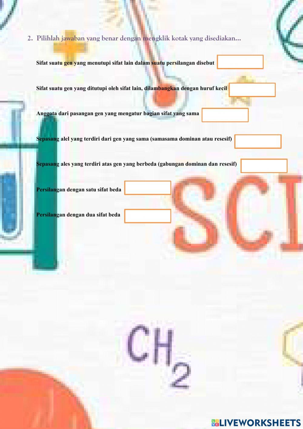 Pewarisan sifat (hukum mendel)
