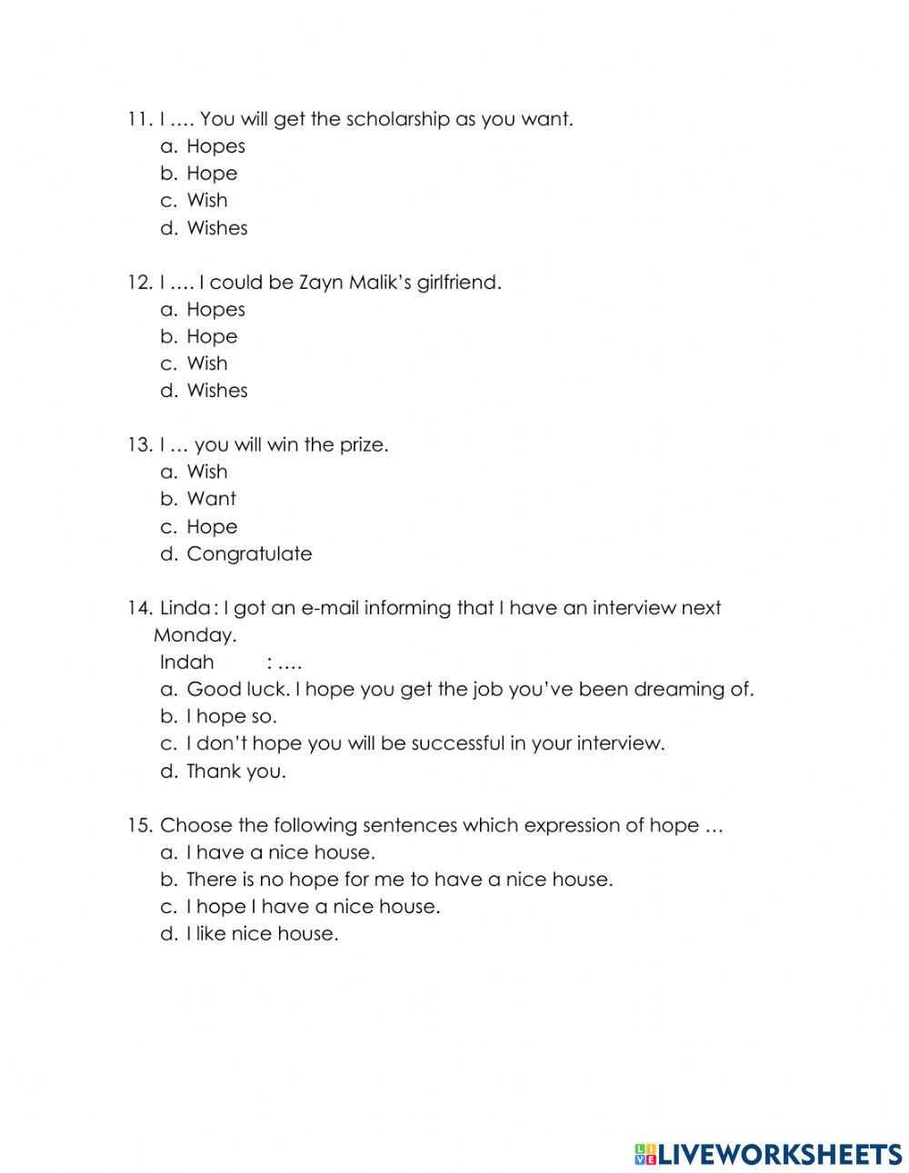 Daily Test Trial -CONGRATULATION- GRADE 9 CHAPTER 1