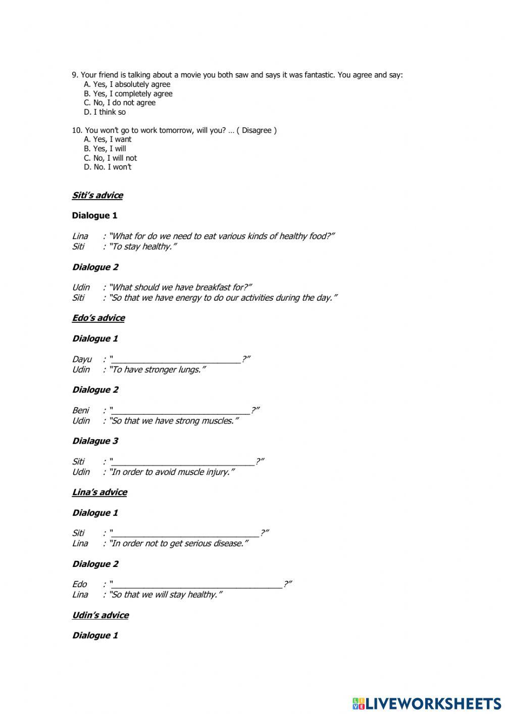 Let's live a healthy life