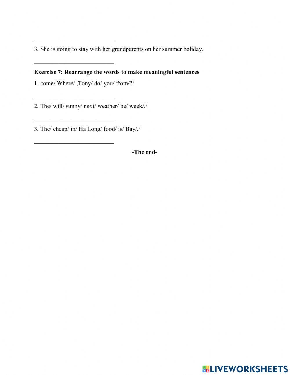 Đề thi khảo sát chất lượng dầu năm lớp 6 1