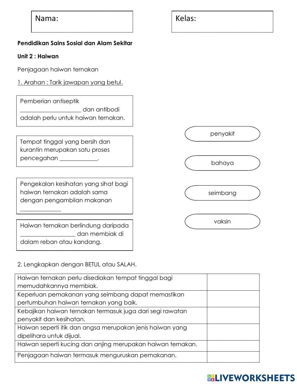 PSSAS Ting 4 Unit 2 Haiwan