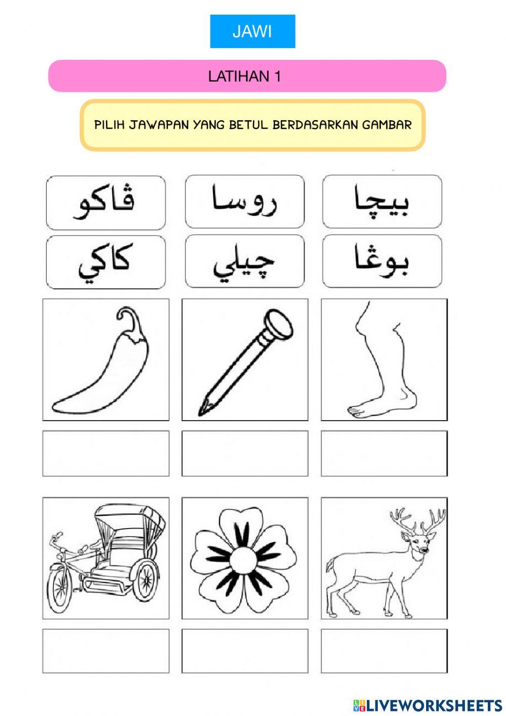 Jawi suku kata terbuka