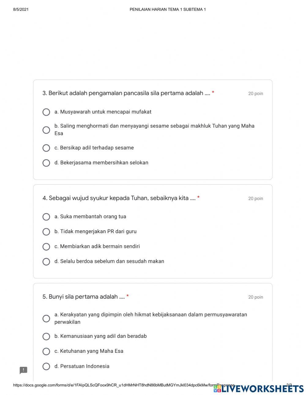 Ph ppkn tema 1 sub tema 1