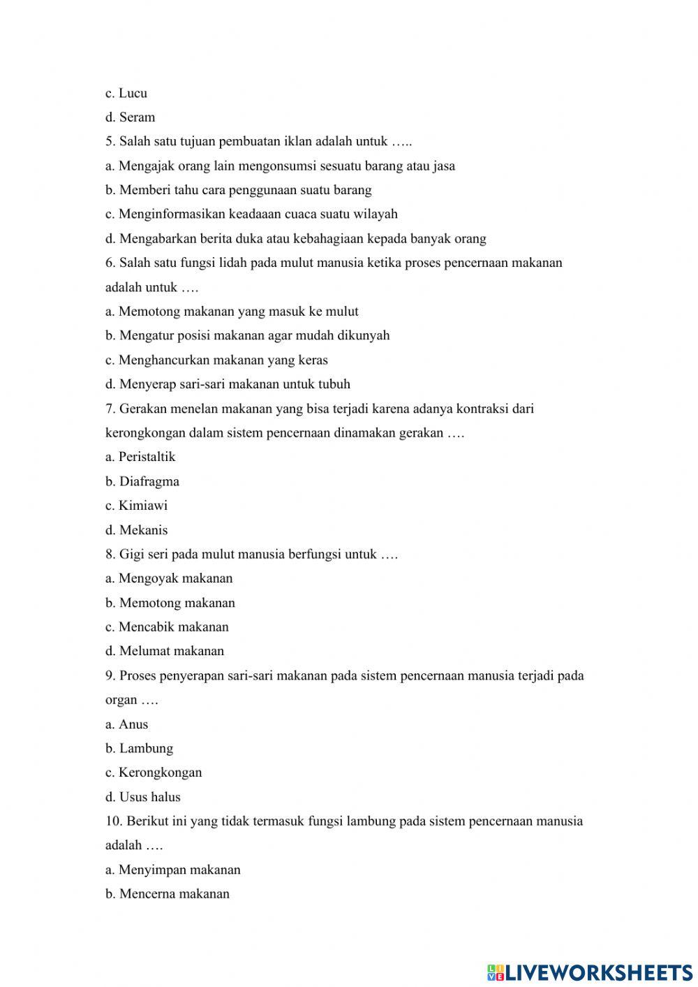 LKPD Tema 3 Subtema 1 kelas 5