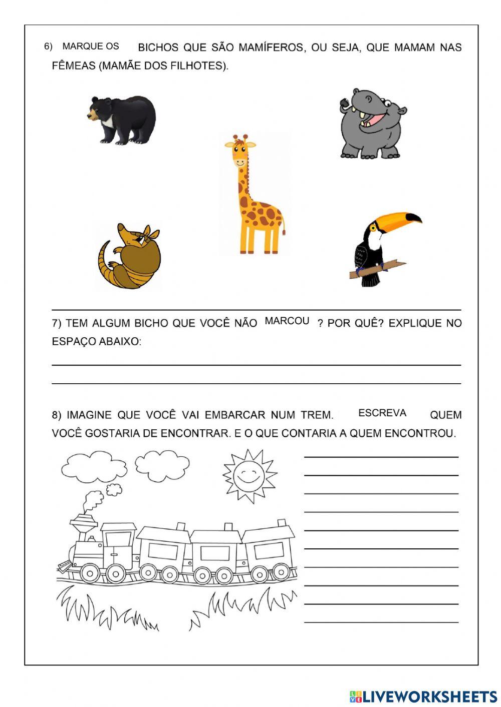 Atividade 3 - te conto no trem