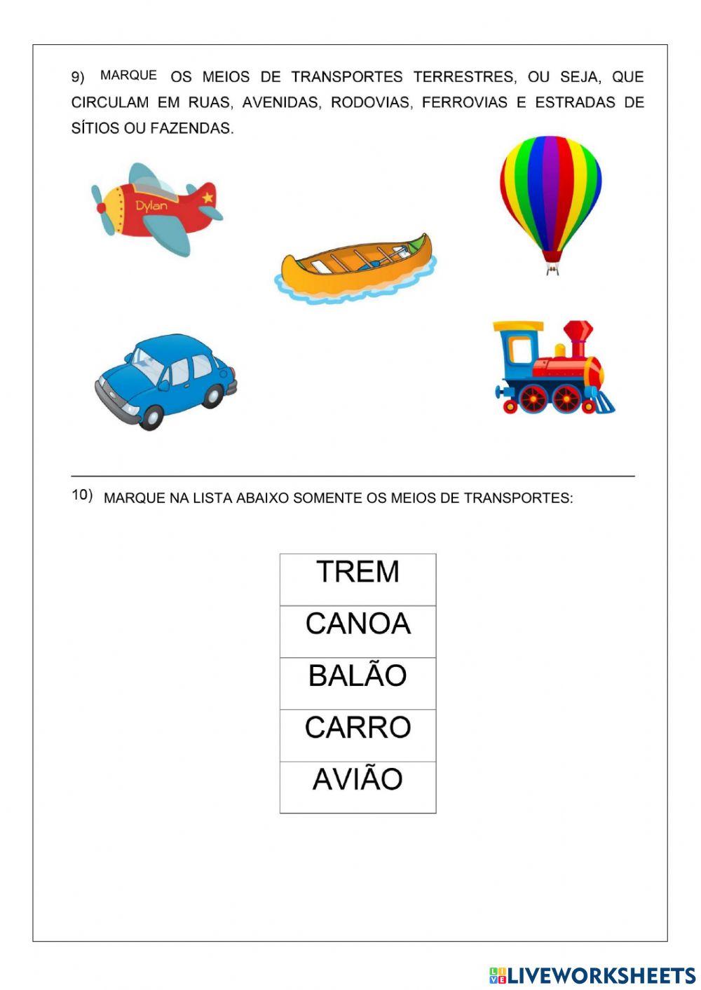 Atividade 3 - te conto no trem