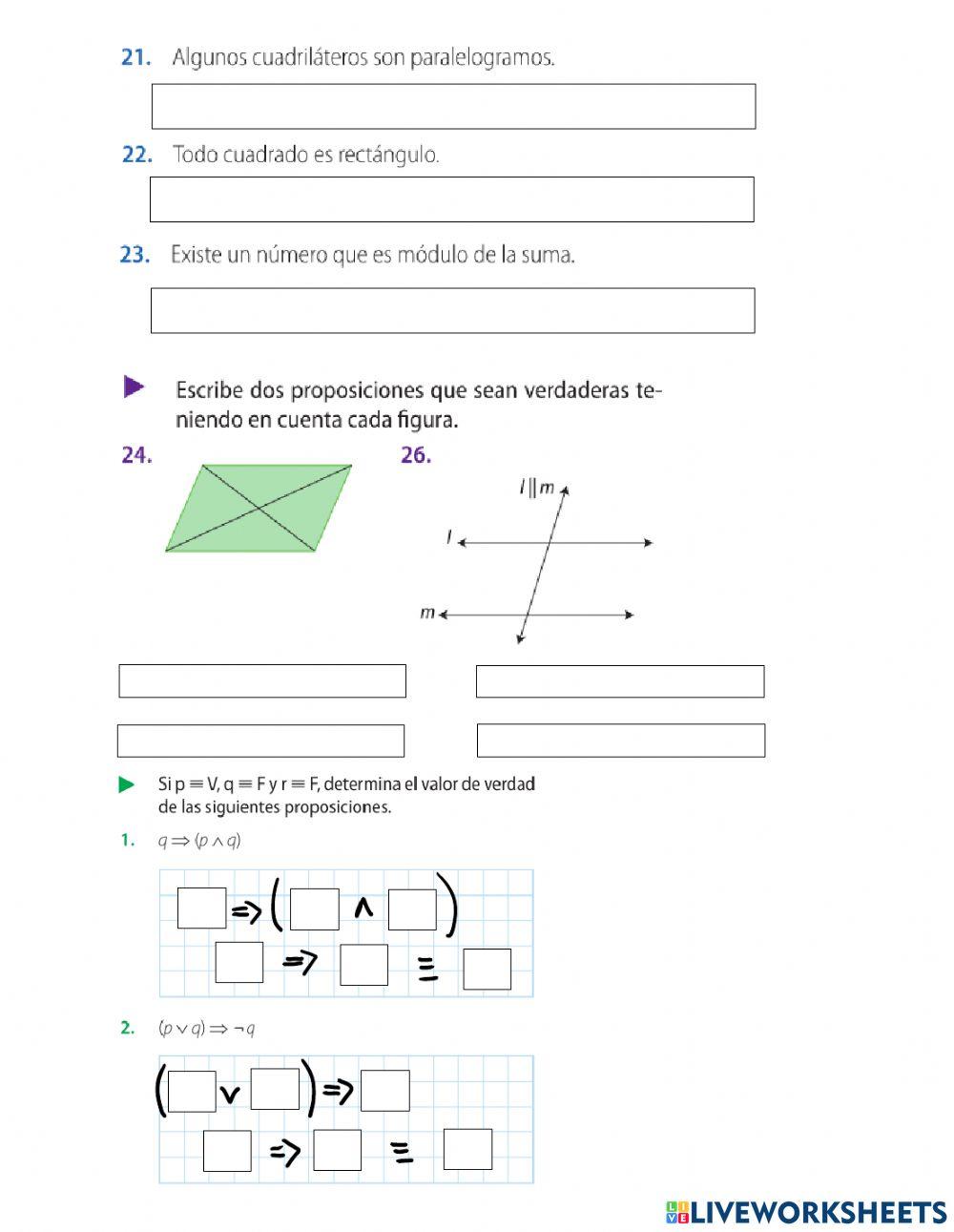 Proposiciones simples y compuestas Proposiciones simples y compuestas