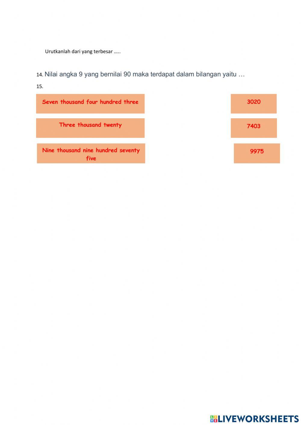SOAL REVIEW TEMA 1 SUBTEMA 1