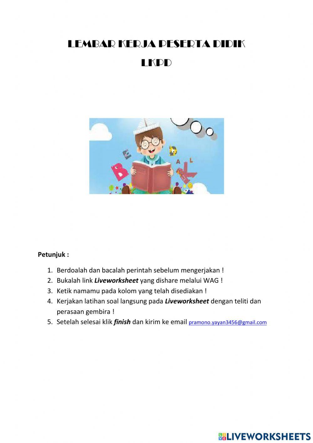 Lkpd ips kelas 4 tema 3