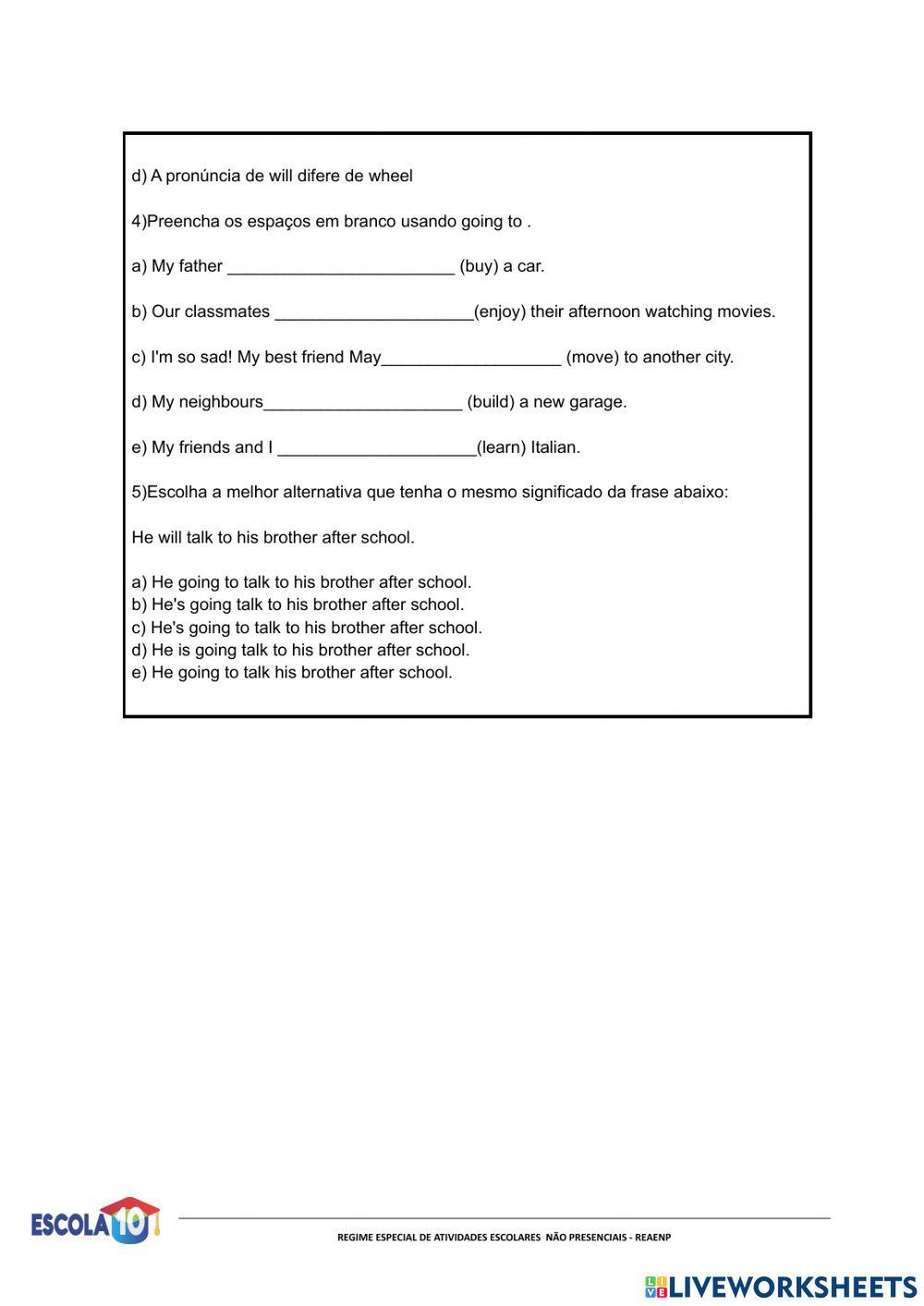 9°  ano -INGLÊS (2º BIMESTRE).REVISÃO-Anaias
