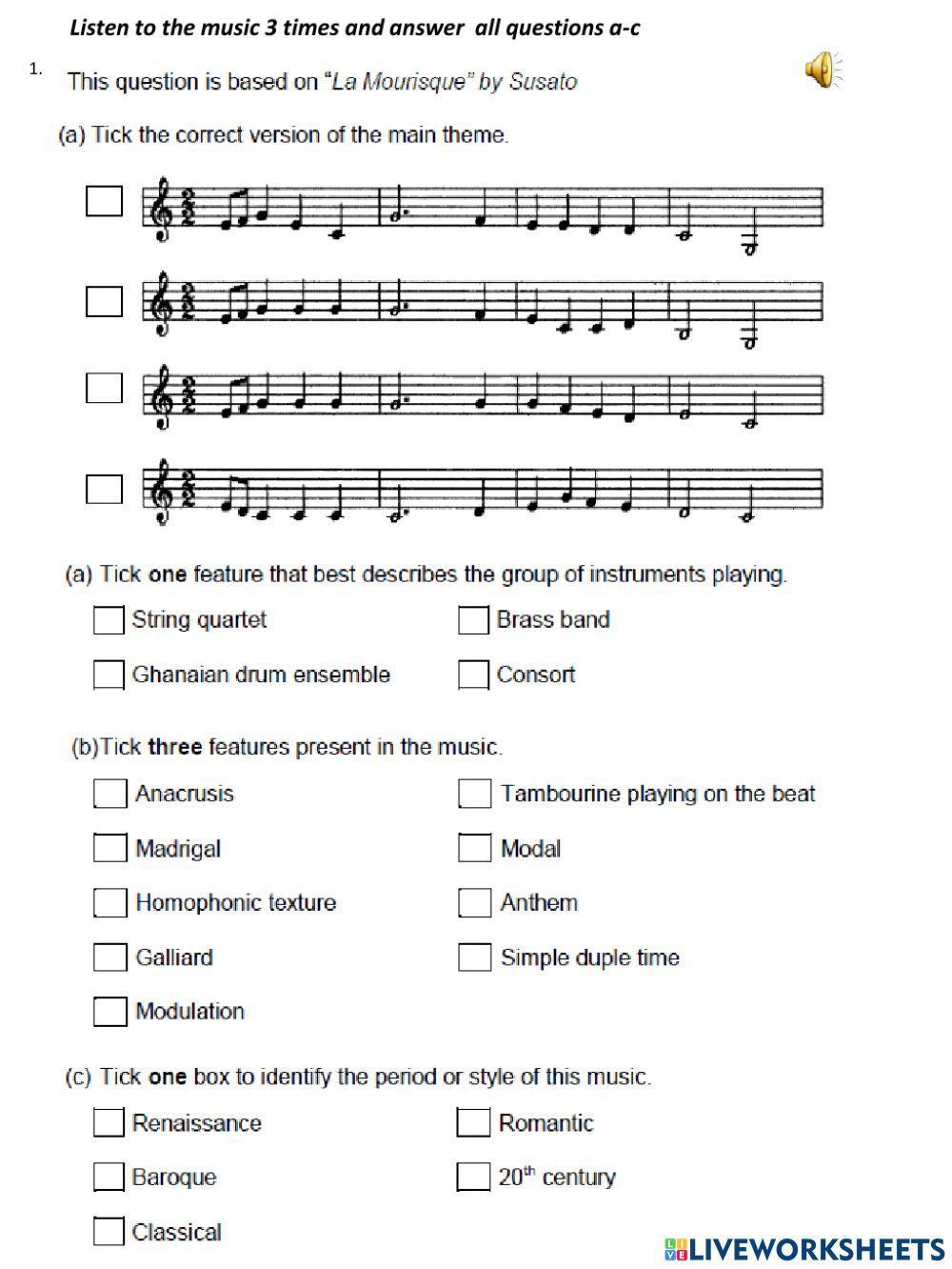 Adv Higher Renaissance Music 3