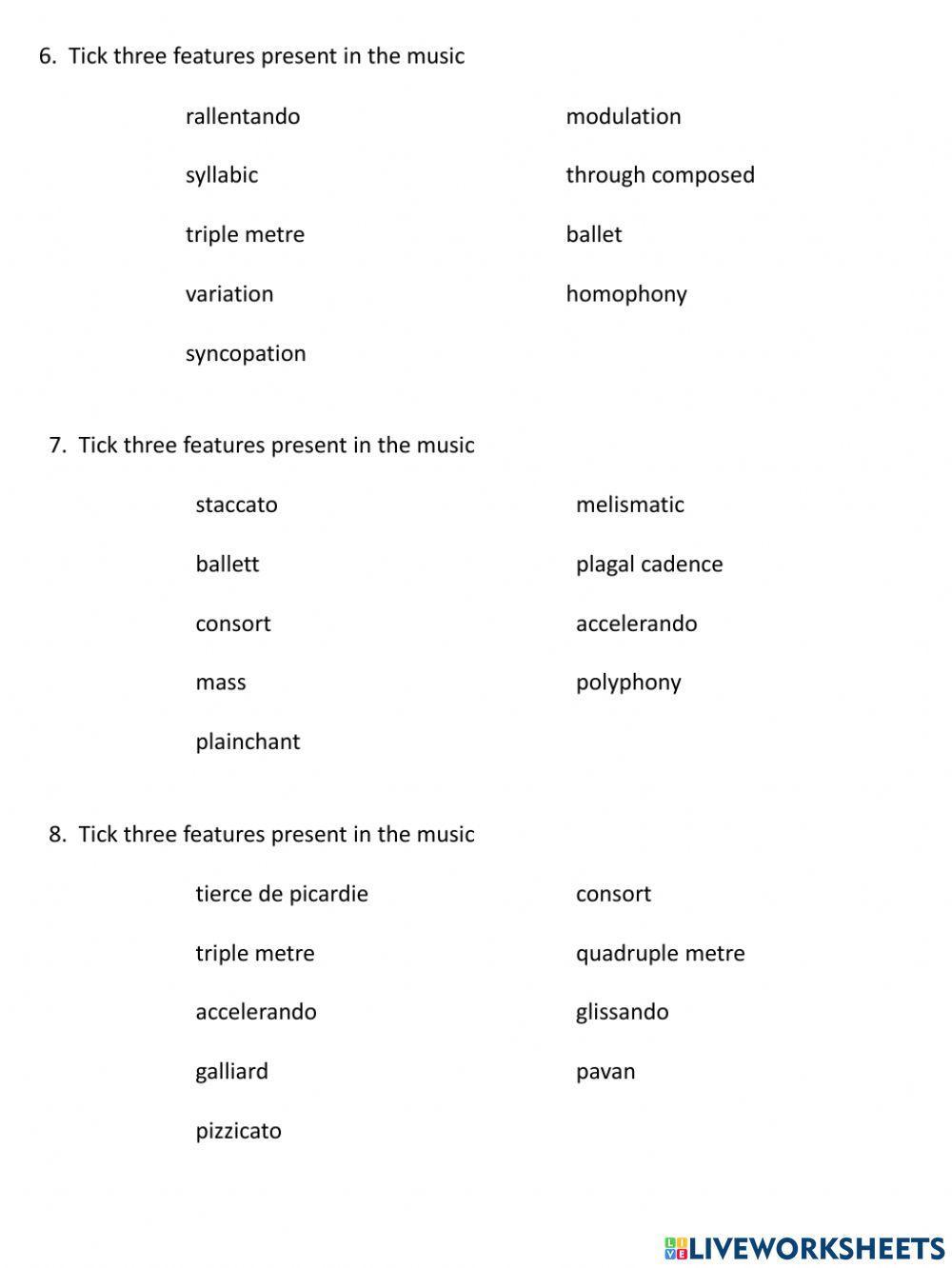 Adv Higher Renaissance Music 3