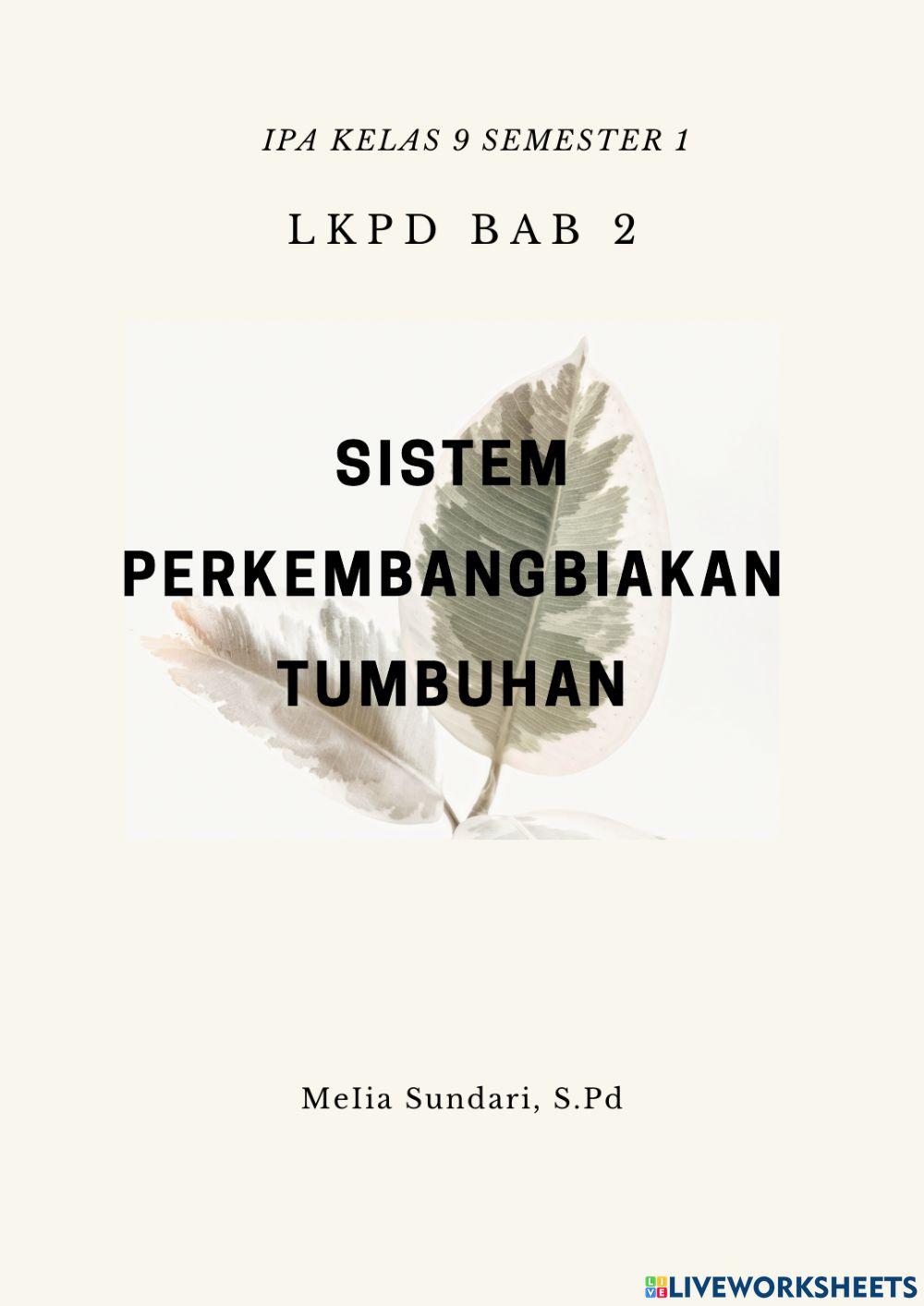 Sistem Perkembangbiakan Tumbuhan Angiospermae