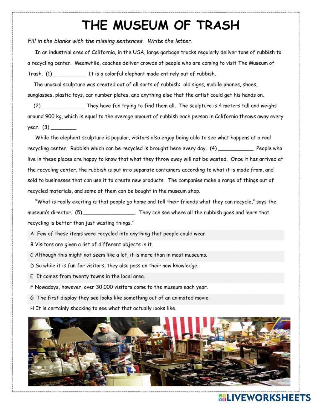 The Museum of Trash PET Reader