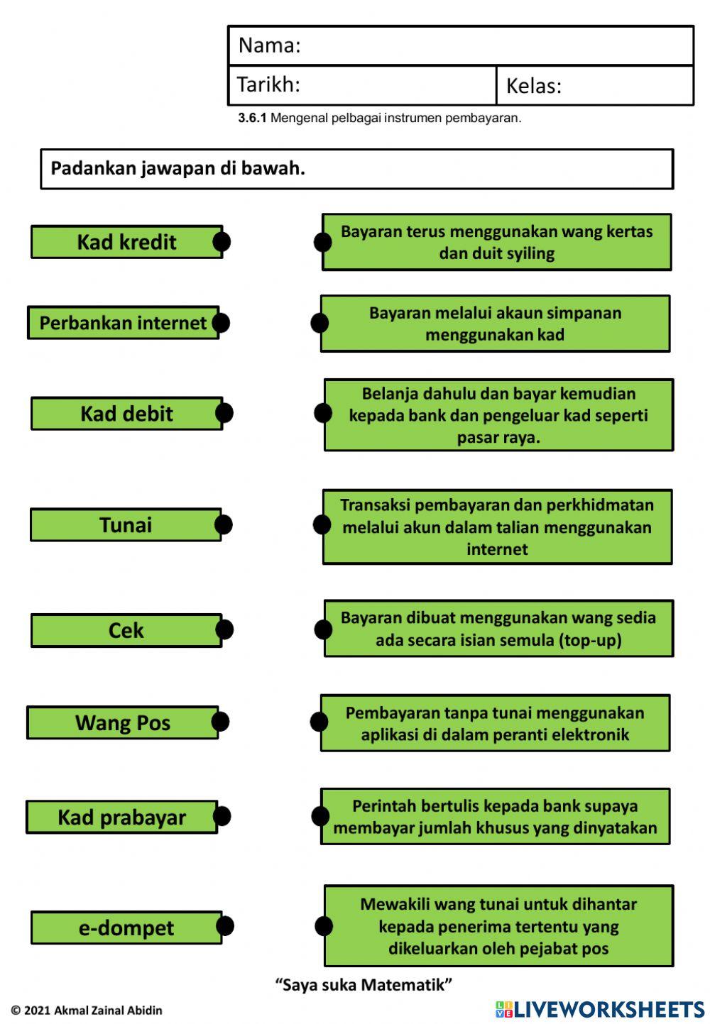 3.6.1 Instrument Pembayaran