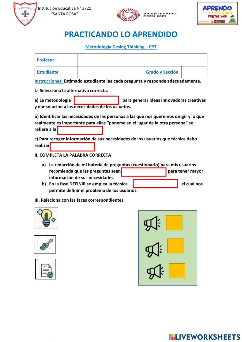 Practicando lo aprendido