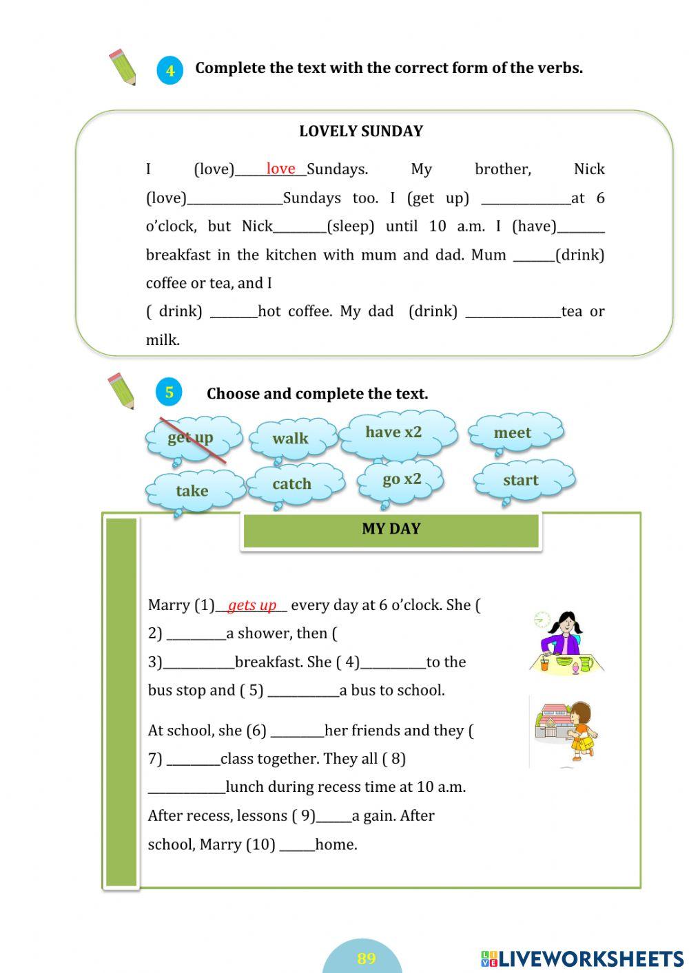 Present simple(p86-89)